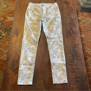 Seven7 High Rise Skinny Women's size 8 Floral Denim Jeans